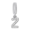 Thumbnail Image 0 of True Definition Letter Z Initial Charm 1/20 ct tw Diamonds Sterling Silver