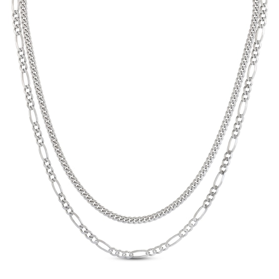 Figaro double-chain necklace