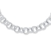 Thumbnail Image 1 of Open Link Anklet Sterling Silver 10&quot;