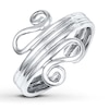 Thumbnail Image 1 of Scroll Toe Ring Sterling Silver