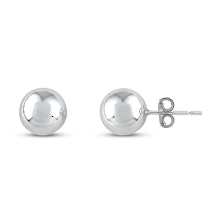 Ball Earrings Sterling Silver 9mm | Kay