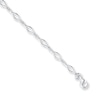 Thumbnail Image 1 of Sterling Silver Bracelet Oval Loop Chain 7.25&quot;