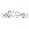 Thumbnail Image 1 of Love Knot Cuff Bracelet Sterling Silver