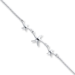 Star Anklet Sterling Silver