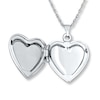 Thumbnail Image 2 of Cross Heart Locket Mother-of-Pearl Sterling Silver