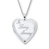 Thumbnail Image 0 of In Loving Memory Locket Sterling Silver