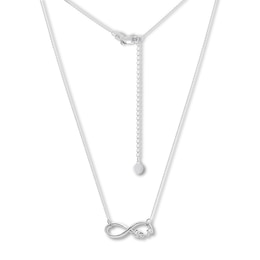 Infinity Love Necklace Sterling Silver