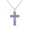 Thumbnail Image 0 of Men's Cross Necklace Stainless Steel