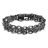 Thumbnail Image 1 of Men's Diamond Bracelet Stainless Steel 8.5&quot;