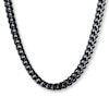 Thumbnail Image 1 of Solid Foxtail Chain Necklace 6mm Black Ion-Plated Stainless Steel 22&quot;