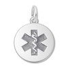 Thumbnail Image 1 of Medical Alert Charm Sterling Silver