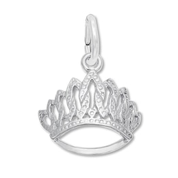 Tiara Charm Sterling Silver