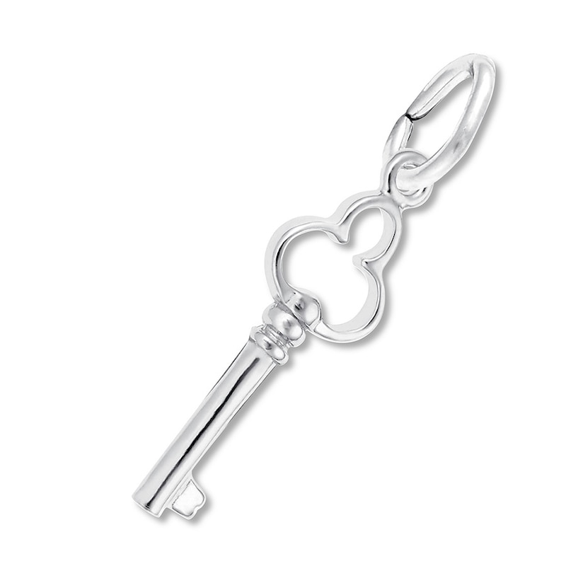 Main Image 1 of Key Charm Sterling Silver