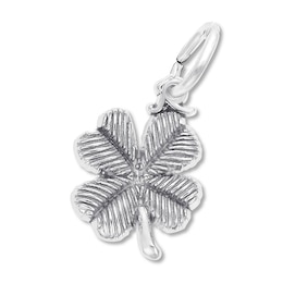 Four-Leaf Clover Charm Sterling Silver