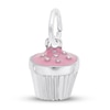 Thumbnail Image 1 of Cupcake Charm Pink Enamel Sterling Silver