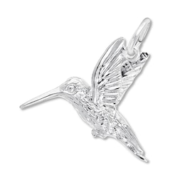 Hummingbird Charm Sterling Silver