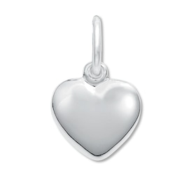 Heart Charm Sterling Silver