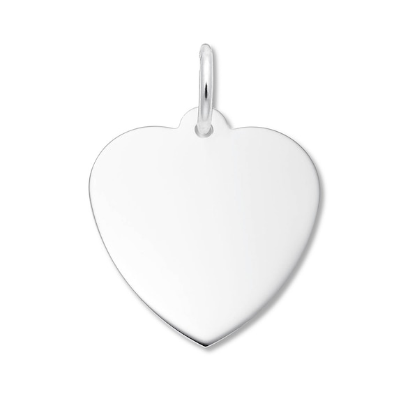 Classic Heart Charm Sterling Silver
