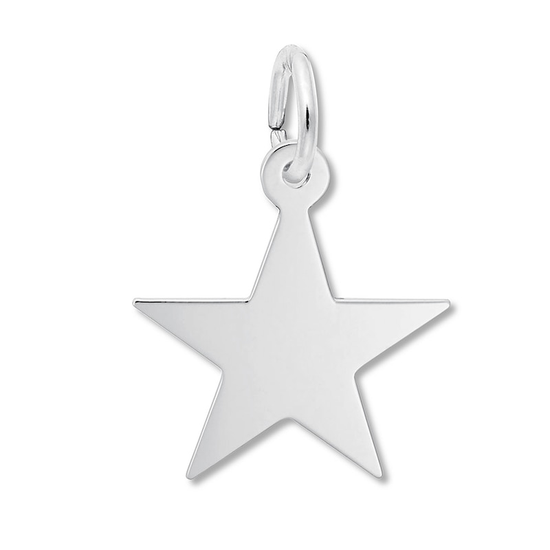 Main Image 1 of Star Charm Sterling Silver