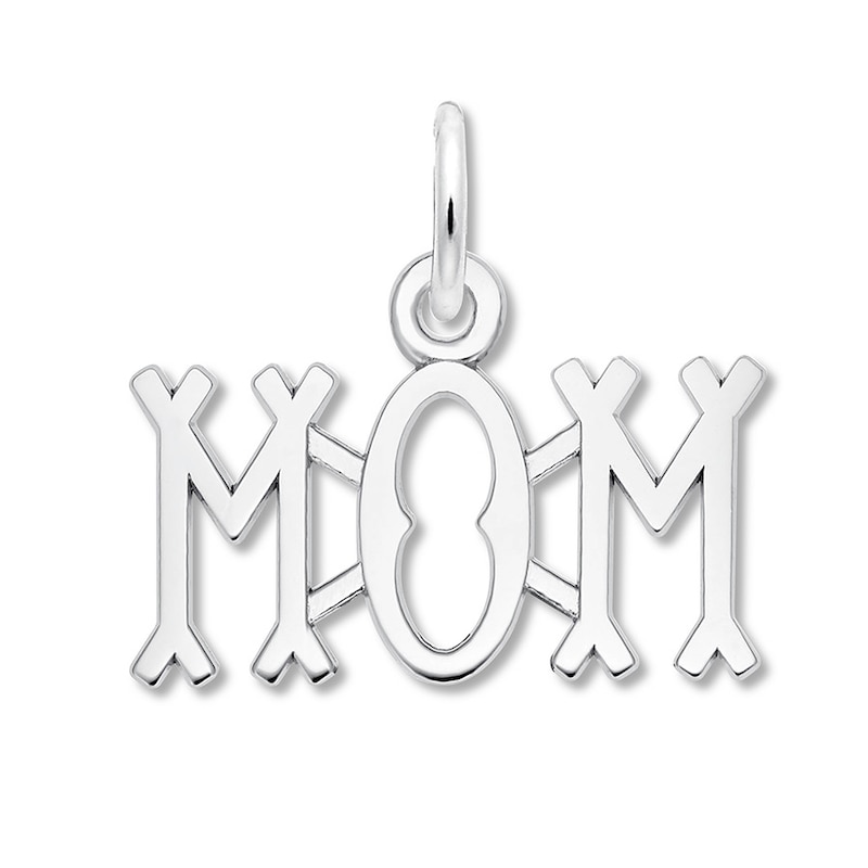 Main Image 1 of Mom Charm Sterling Silver