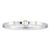 Thumbnail Image 1 of Bangle Bracelet Sterling Silver & 14K Yellow Gold