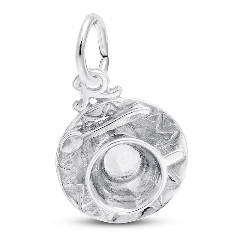 Main Image 1 of Cup & Saucer Charm Sterling Silver