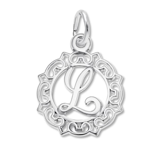 Letter L Charm Sterling Silver | Kay