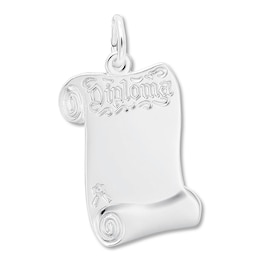 Diploma Charm Sterling Silver