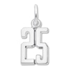 Thumbnail Image 1 of Number 25 Charm Sterling Silver