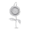 Thumbnail Image 1 of Sunflower Charm Sterling Silver