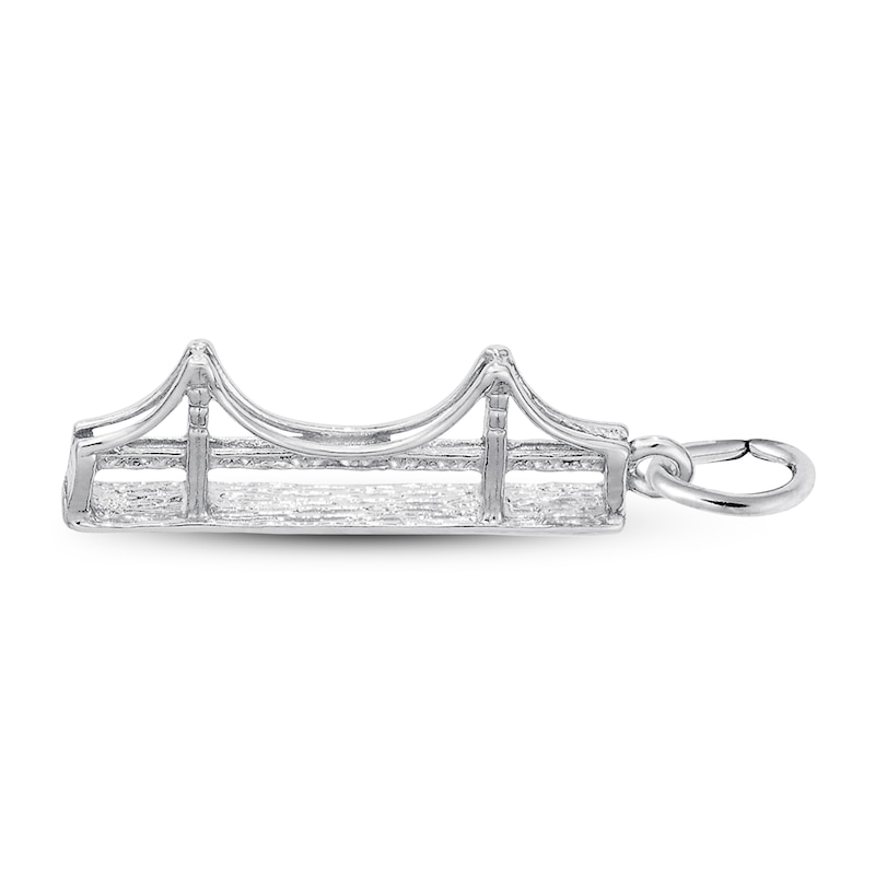 Main Image 1 of Golden Gate Bridge Sterling Silver Charm