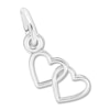 Thumbnail Image 1 of Hearts Charm Sterling Silver