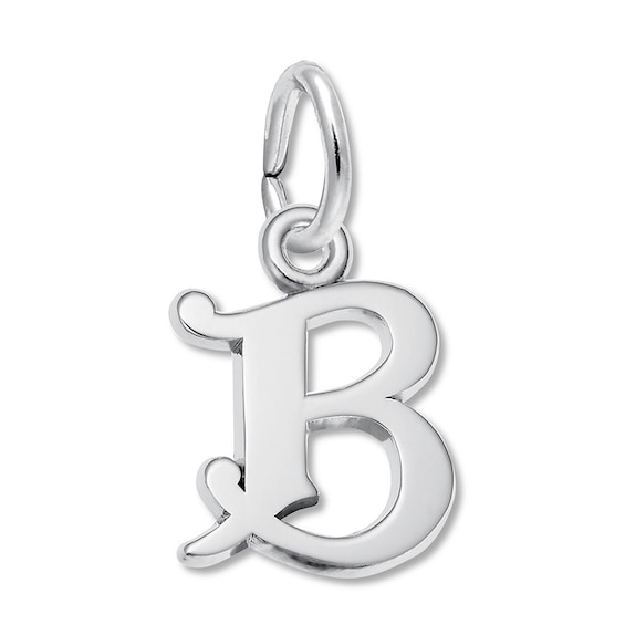 Letter B Charm Sterling Silver | Kay