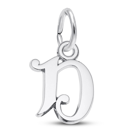 Letter D Charm Sterling Silver | Kay