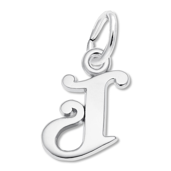 Letter J Charm Sterling Silver | Kay