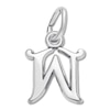 Thumbnail Image 0 of Letter W Charm Sterling Silver