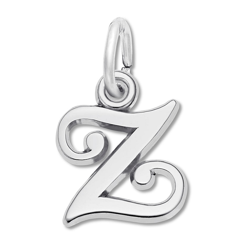 Main Image 1 of Letter Z Charm Sterling Silver