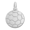 Thumbnail Image 1 of Soccer Ball Charm Sterling Silver