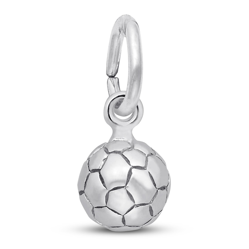 Main Image 1 of Soccer Ball Charm Sterling Silver