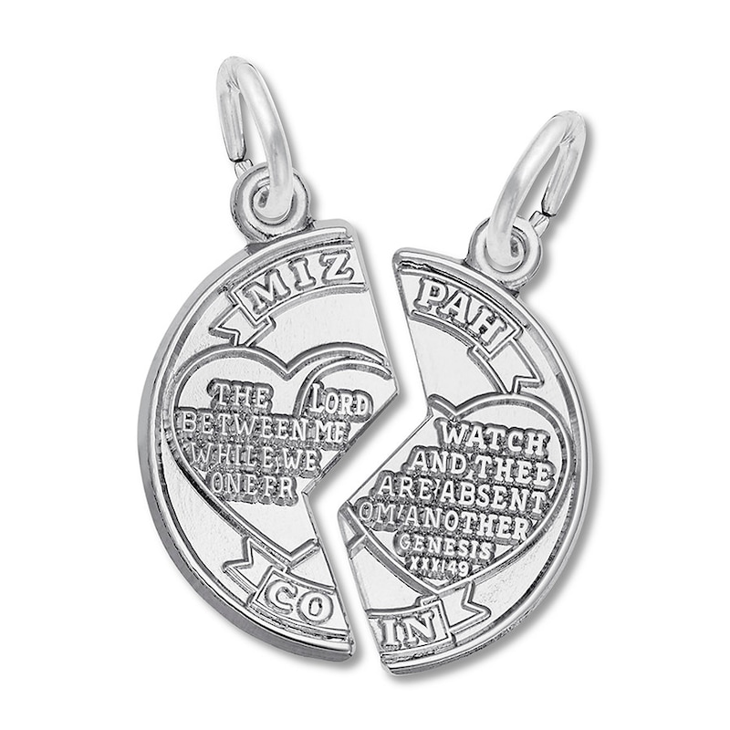 Main Image 1 of Mizpah Charm Sterling Silver