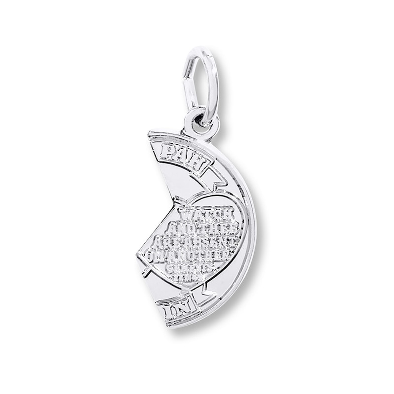 Main Image 2 of Mizpah Charm Sterling Silver