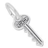 Thumbnail Image 2 of Heart & Key Charm Sterling Silver