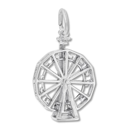 Ferris Wheel Charm Sterling Silver