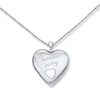 Thumbnail Image 1 of Heart Locket Necklace Forever in my Heart Sterling Silver