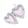 Thumbnail Image 2 of Heart Locket Necklace Forever in my Heart Sterling Silver