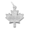 Thumbnail Image 1 of Canada Maple Leaf Charm Sterling Silver