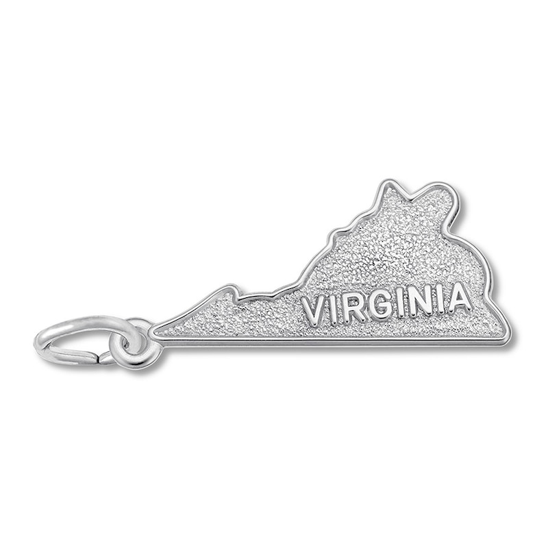 Main Image 1 of Virginia Charm Sterling Silver