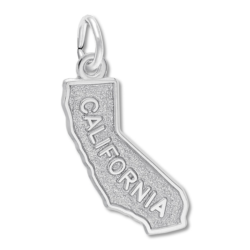 Main Image 1 of California Charm Sterling Silver