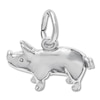 Thumbnail Image 1 of Pig Charm Sterling Silver