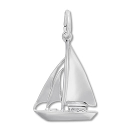 Sailboat Charm Sterling Silver